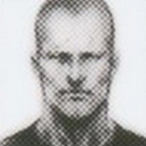 Portrait of a Mother Base recruit with a shaved head