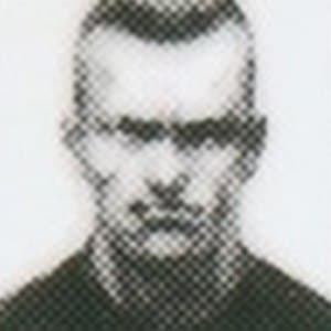 Portrait of a Mother Base recruit with the sides of his head shaved
