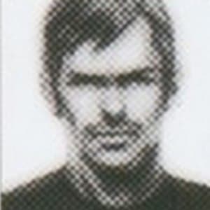 Portrait of a Mother Base recruit with his hair parted at the side