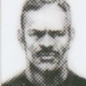 Portrait of a Mother Base recruit with a mustache and short hair